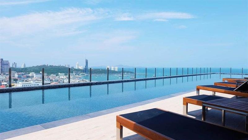 Great Location With Infinity Pool - Central Pattaya Apartment Luaran gambar
