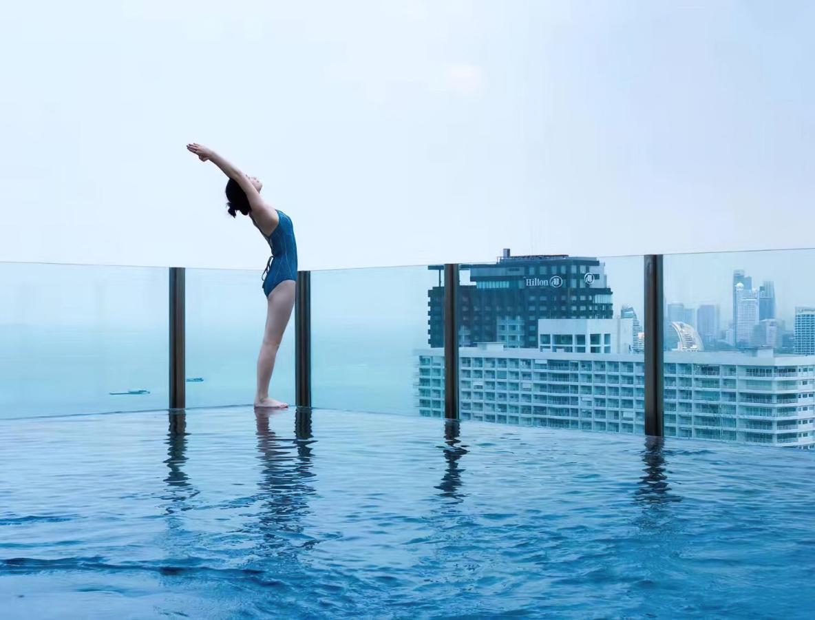 Great Location With Infinity Pool - Central Pattaya Apartment Luaran gambar